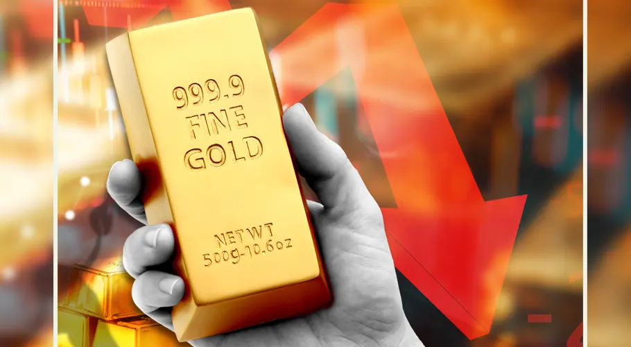 Gold prices further drop by Rs 3,500 per tola in Pakistan