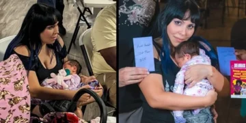 Mom wins video game tournament while holding her 5-day-old baby