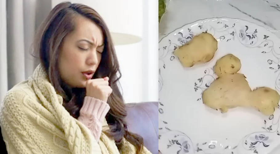 Winter Immunity Ginger-Jaggery Remedy for Cold, Flu & Chest Congestion