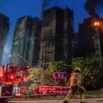 Fire in Hong Kong