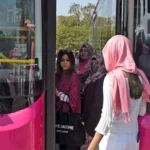 pink bus route karachi