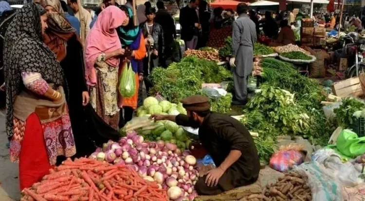ایک سبزی اسٹال