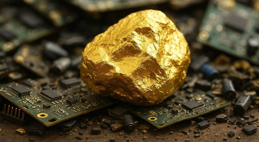 سم کارڈز سے نکالا گیا سونا