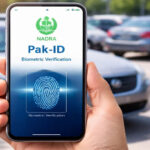 گاڑیوں کی رجسٹریشن ایپ کا پوسٹر