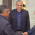 پاک بنگلادیش کرکٹ بورڈ سربراہان آئی سی سی نائب صدر کے ساتھ