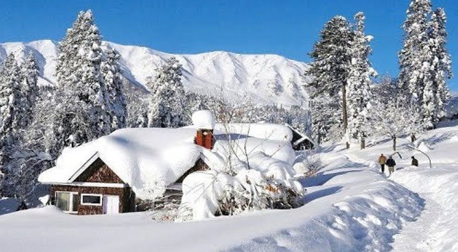 برف سے ڈھکا ہوا علاقہ