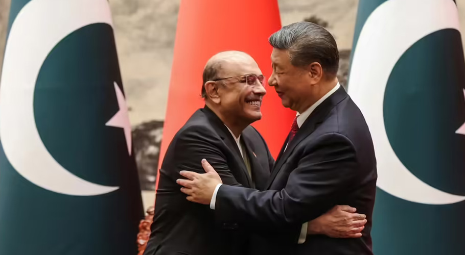 صدر زرداری چینی ہم منصب کے ساتھ