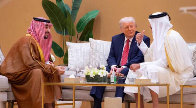 ٹرمپ بن سلمان کے ساتھ